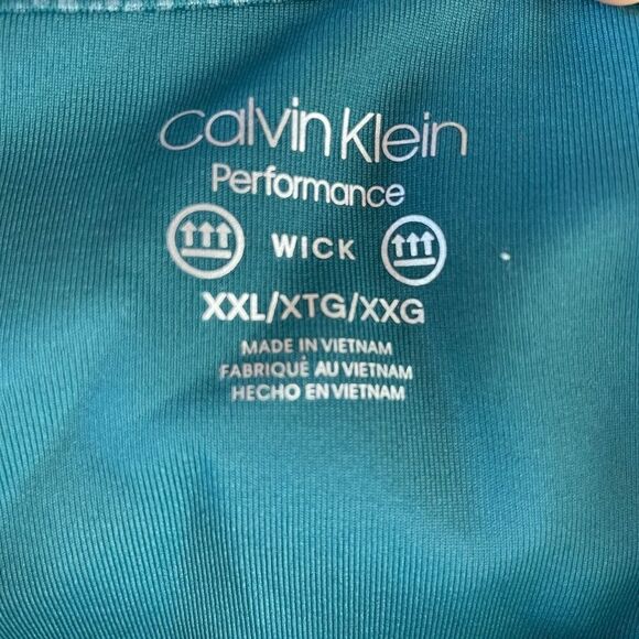 NWT Calvin Klein Performance Athletic Cropped Tankini Top Size XXL - Picture 6 of 7